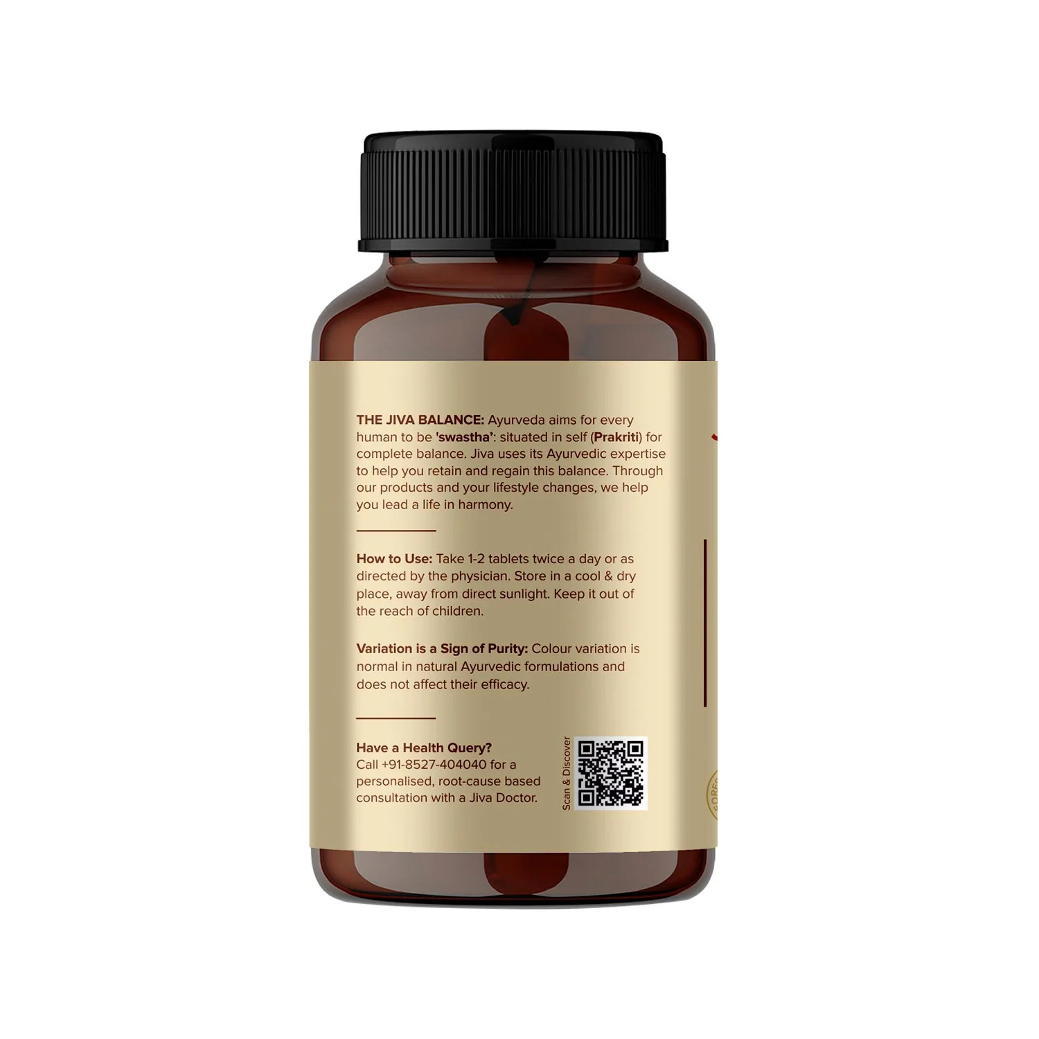Jiva Ayurveda Arjuna Tablets | Natural Ayurvedic Cardioprotective Supplement | Heart Muscle & Circulation Support-4