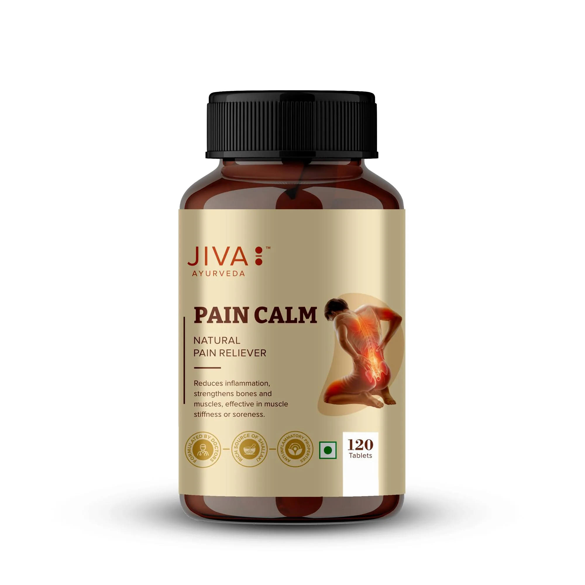 Jiva Ayurveda Pain Calm Tablets