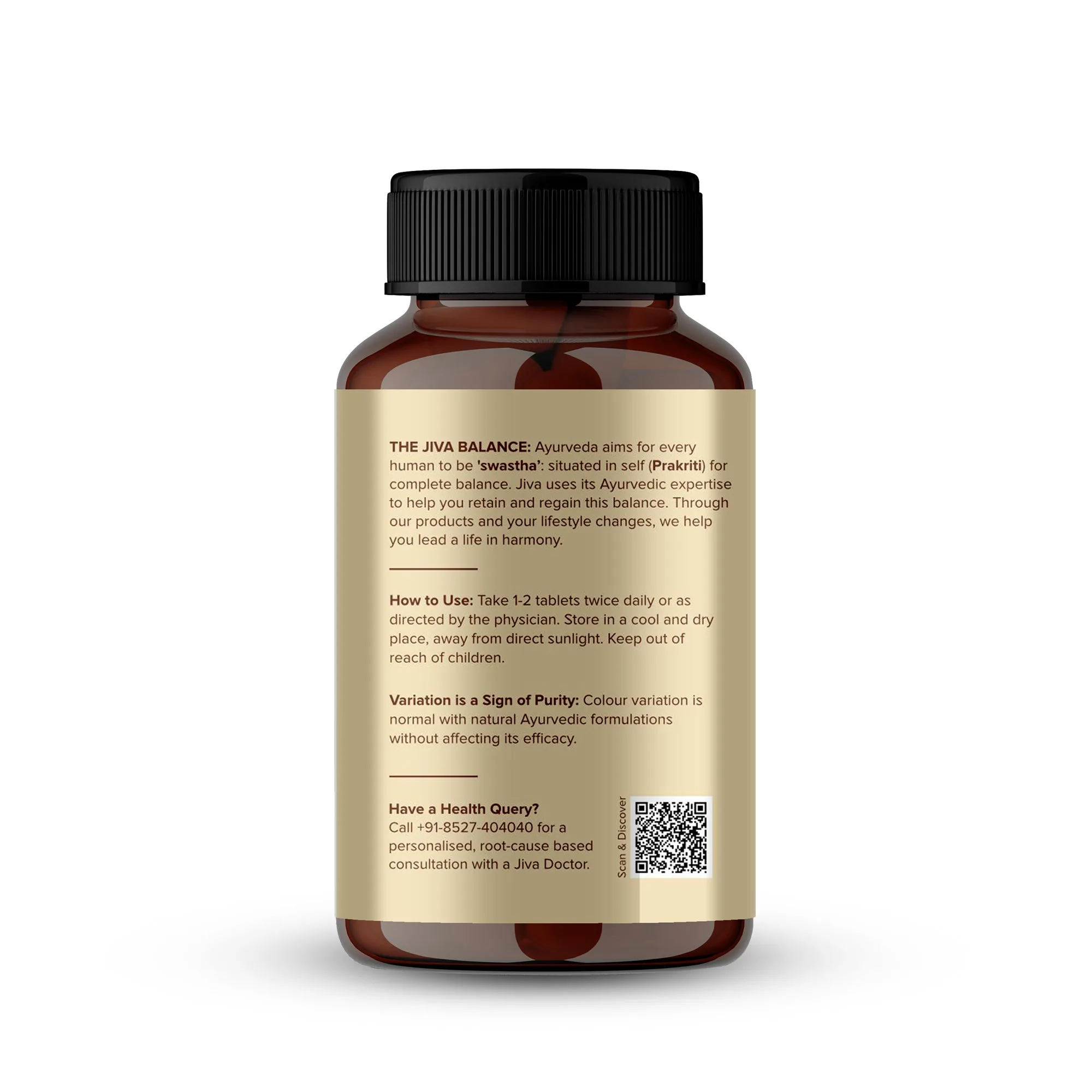 Jiva Ayurveda Pain Calm Tablets | Herbal Joint Support | Natural Muscle and Nerve Care-3