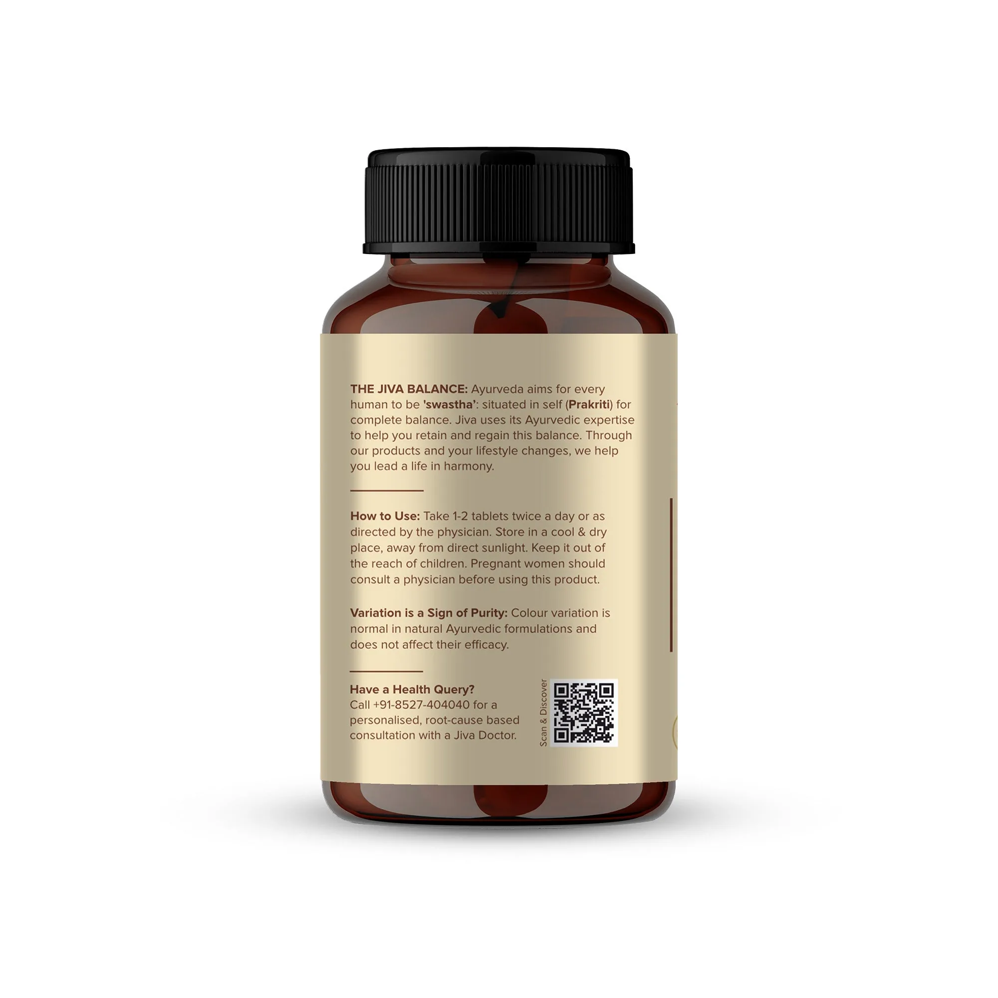 Jiva Ayurveda Shatavari Tablets | Natural Rejuvenating Tonic | Female Reproductive Health Support-2