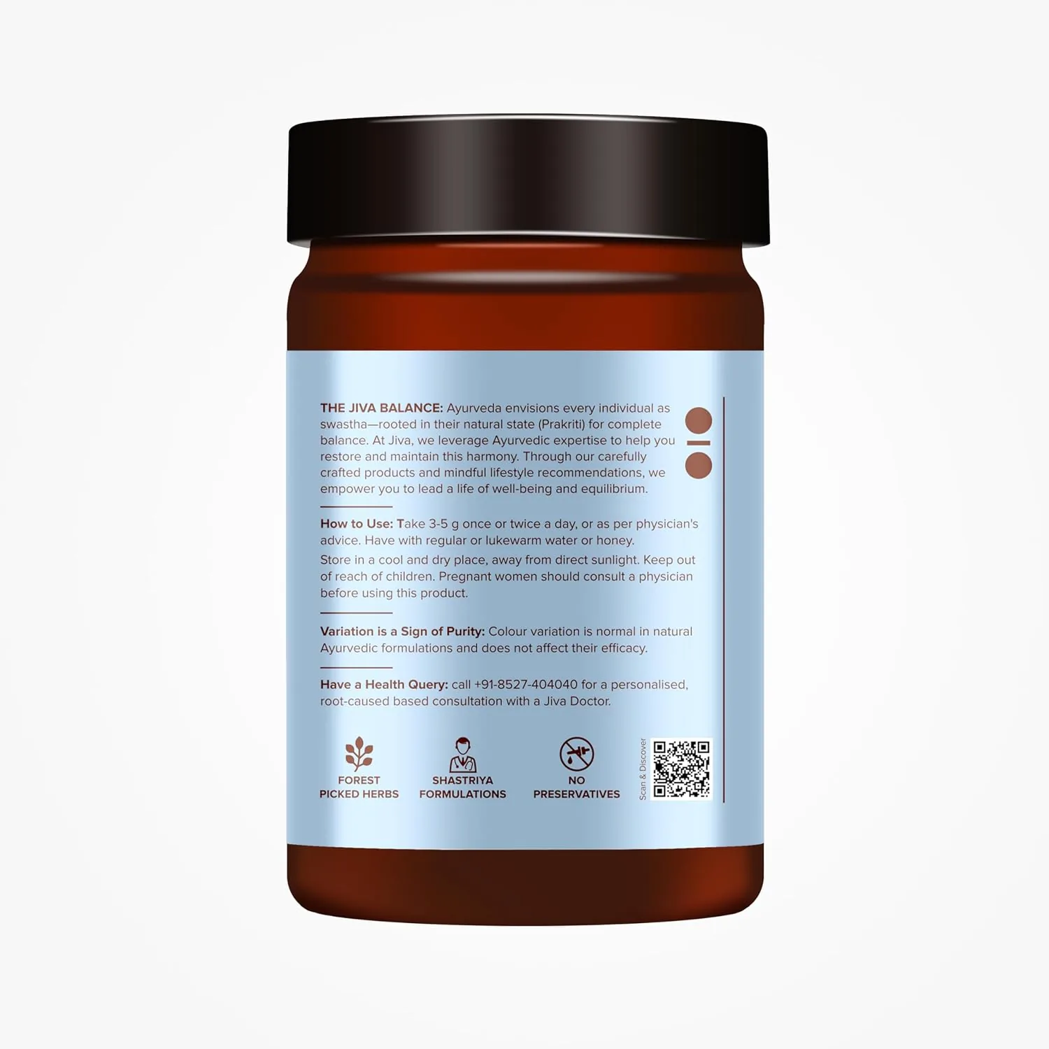Jiva Ayurveda Triphala Churna | Ayurvedic Digestive Powder | Natural Detox & Dosha Balancer-3