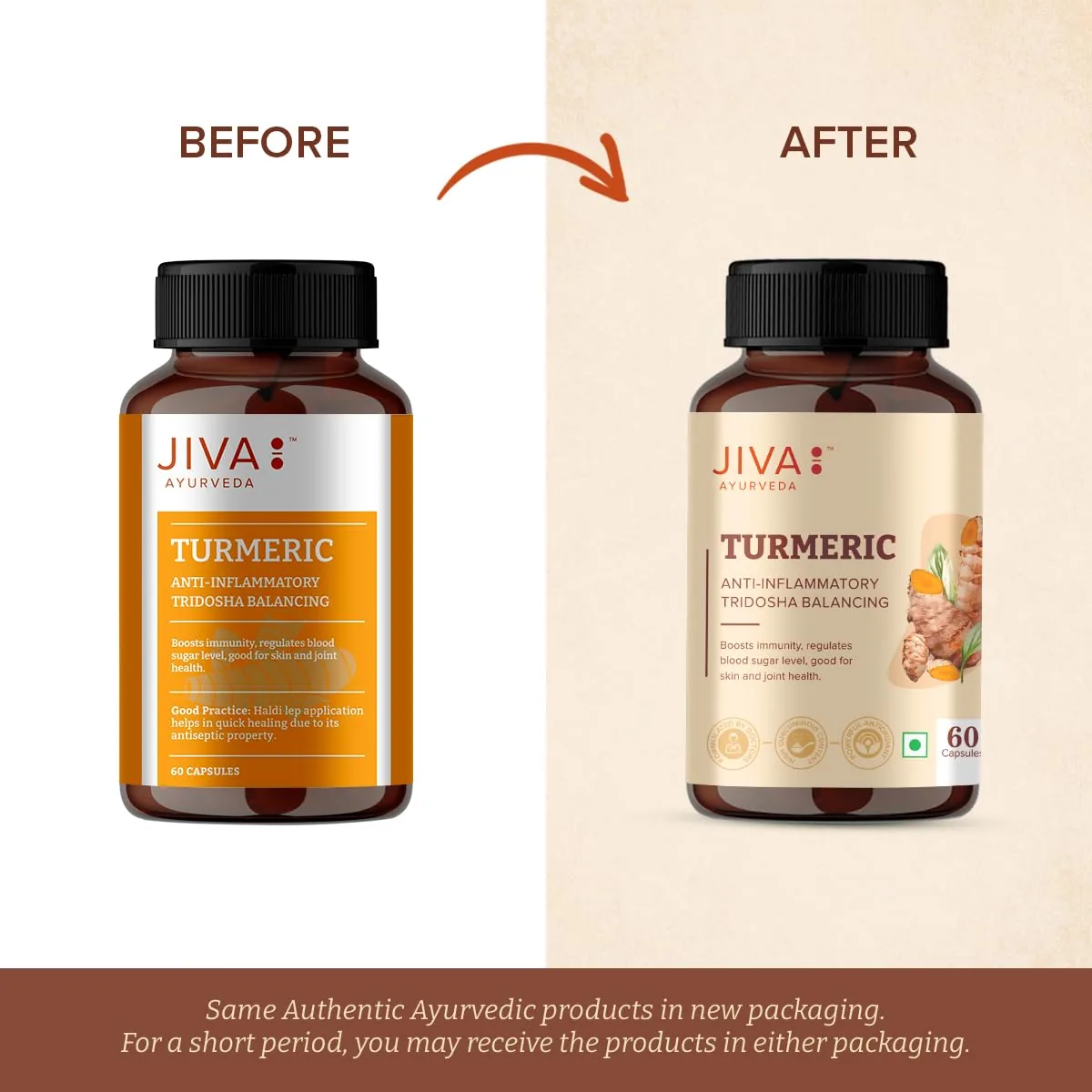 Jiva Ayurveda Turmeric Capsules | Ayurvedic Haldi & Amla Supplement | Joint & Immunity Support-4