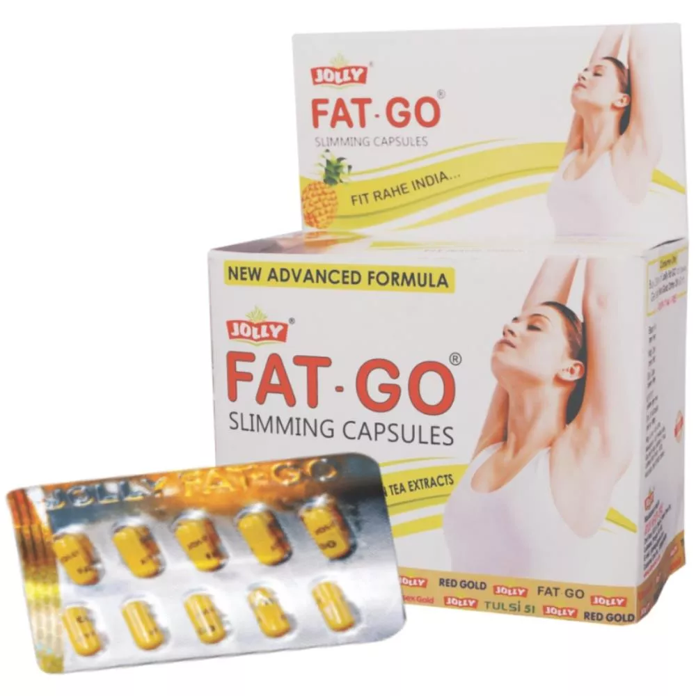 Jolly Fat-Go Slimming Capsules | Ayurvedic Weight Management Supplement | Natural Metabolism Booster-1