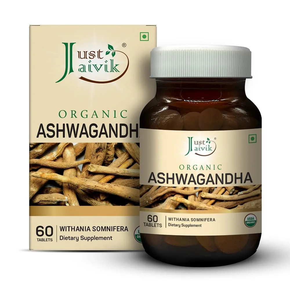 Just Jaivik Organic Ashwagandha Tablets