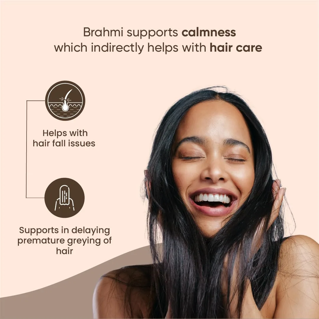 Just Jaivik Organic Brahmi Powder | Pure Bacopa Monnieri | Natural Brain and Hair Care-3