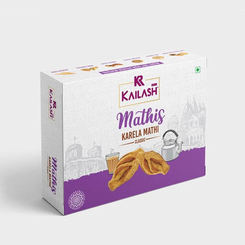 Kailash Sweets & Snacks Karela Mathi | Traditional Crispy Indian Snack | Authentic Surat Namkeen 400 gm