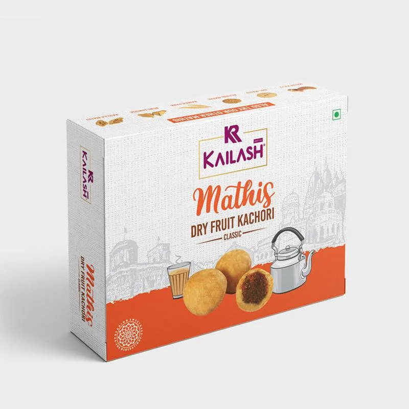 Kailash Sweets & Snacks Dry Fruit Kachori | Stuffed Savory Pastry | Authentic Gujrati Farsan 500 gm