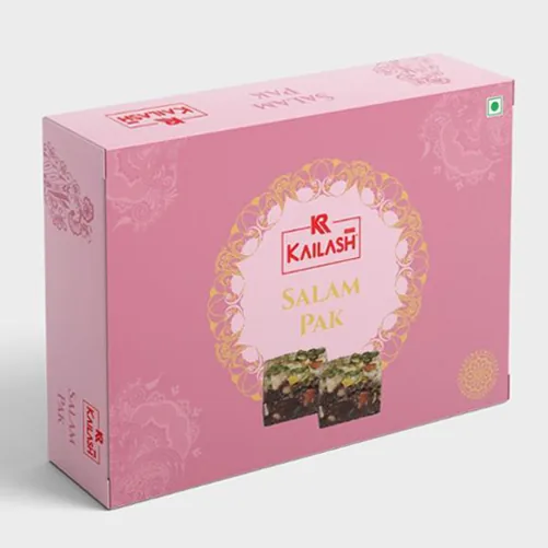 Kailash Sweets & Snacks Salam Pak | Authentic Gujarati Winter Mithai | Traditional Mawa & Dry Fruit Burfi 400 gm