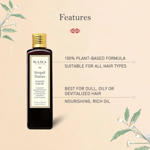 Kama Ayurveda Bringadi Thailam Intensive Hair Oil - 2
