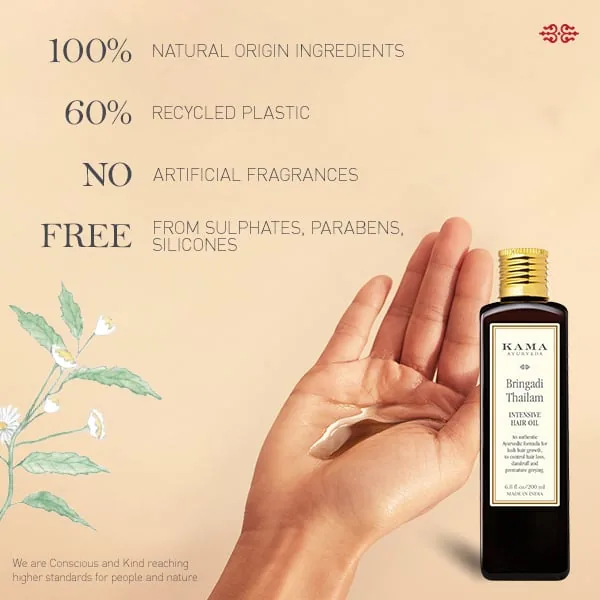 Kama Ayurveda Bringadi Thailam Intensive Hair Oil - 4