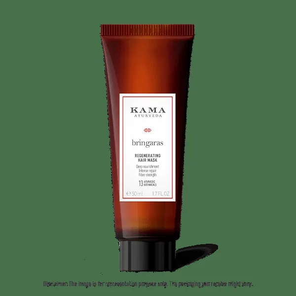 Kama Ayurveda Bringaras Regenerating Hair-Oiling Ritual Kit | Complete Ayurvedic Hair Care System | Restores Strength and Shine-2