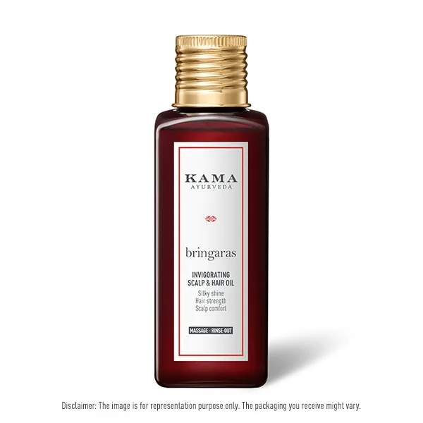 Kama Ayurveda Bringaras Regenerating Hair-Oiling Ritual Kit | Complete Ayurvedic Hair Care System | Restores Strength and Shine-4
