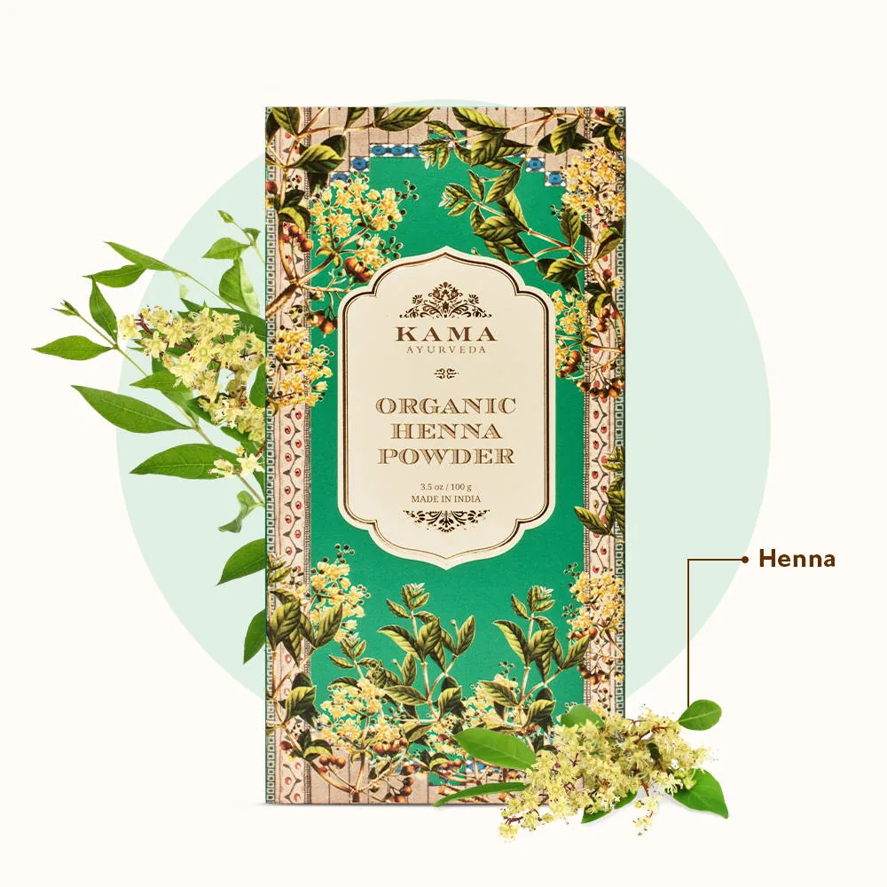 Kama Ayurveda Organic Henna Powder | Natural Hair Color and Conditioner | Pure Lawsonia Inermis-4