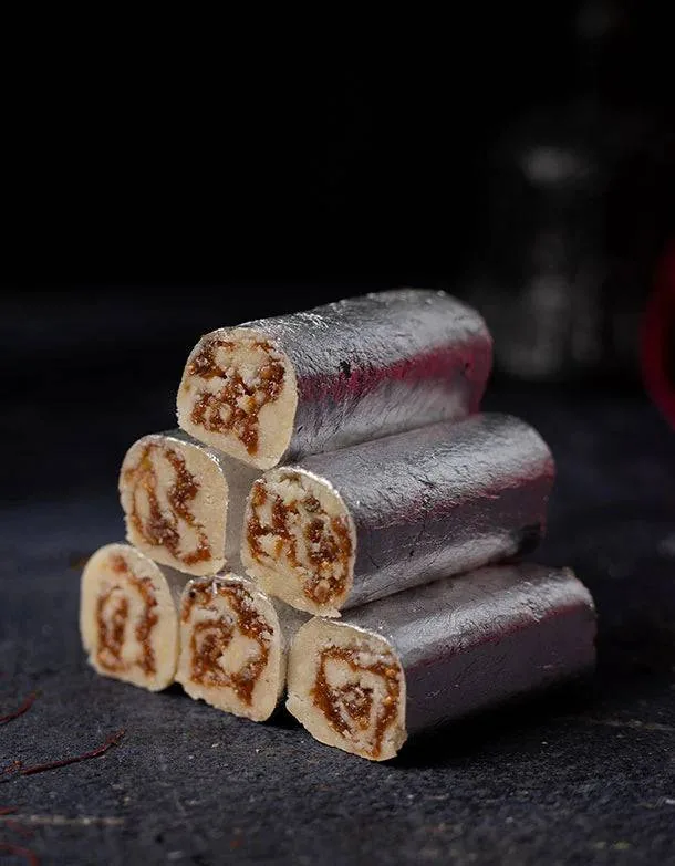 Kandoi Bhogilal Mulchand Kaju Anjeer Roll | Authentic Gujarat Sweets | Pure Cashew & Fig Delight