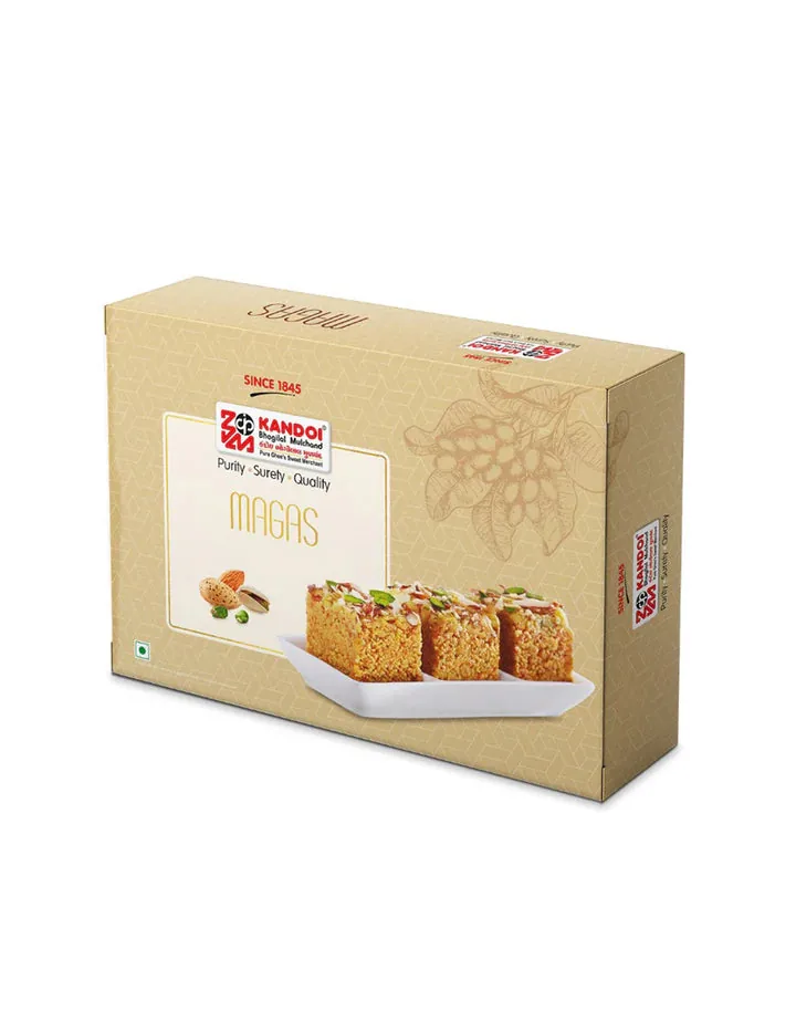 Kandoi Bhogilal Mulchand Magas | Traditional Gujarati Pure Ghee Sweet | MAP Packed Freshness 450 gm