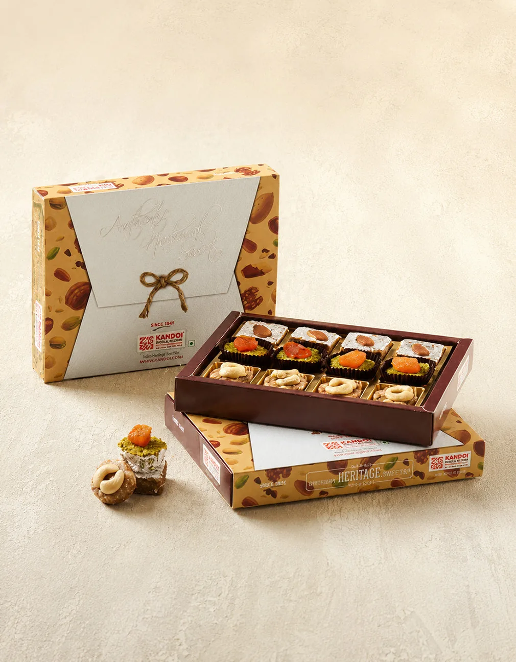 Kandoi Bhogilal Mulchand Natural Sweets | Healthy Dry Fruit Mithai | Authentic Gujarati Sweets 250 gm