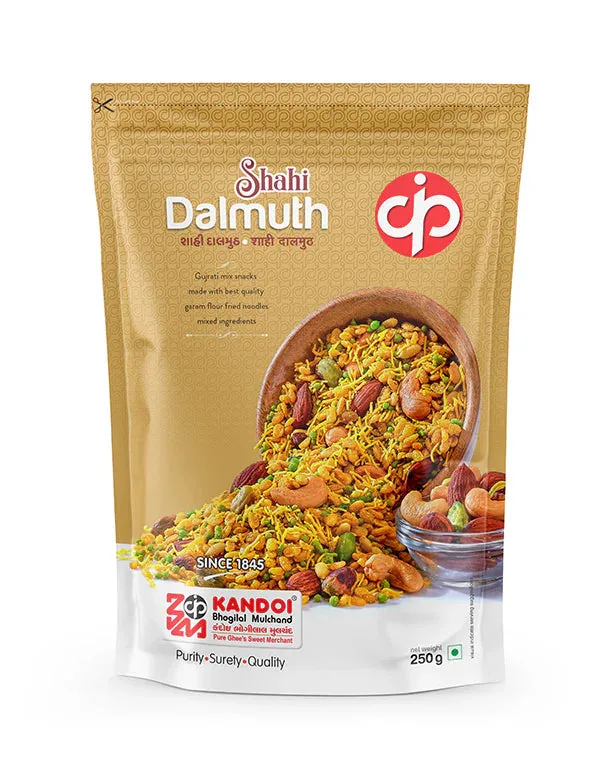 Kandoi Bhogilal Mulchand Shahi Dalmuth | Authentic Gujarati Savory Mixture | Traditional Ahmedabad Namkeen 250 gm