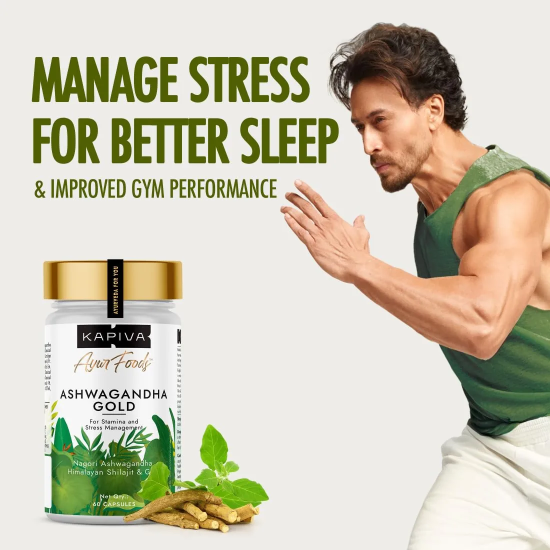 Kapiva Ayurveda Ashwagandha Gold Capsules | Stress Management & Stamina Supplement | With 24K Gold & Shilajit-2