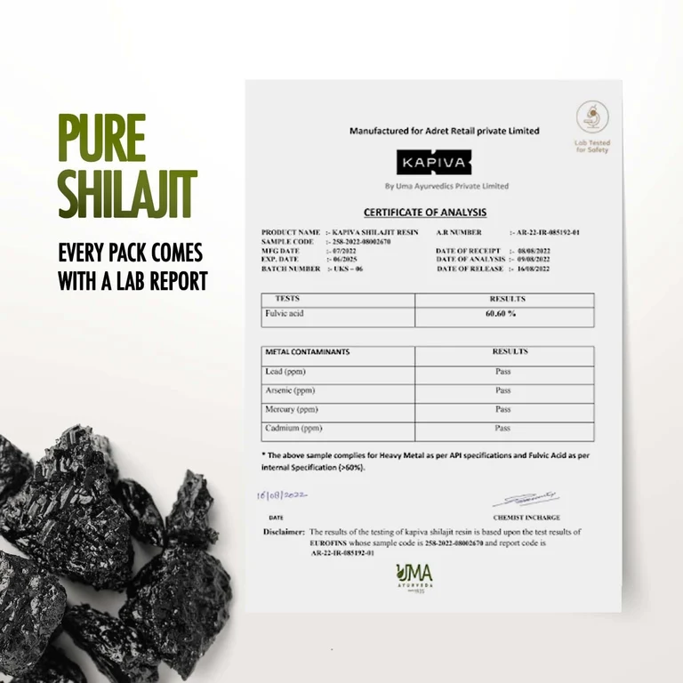 Kapiva Ayurveda Himalayan Shilajit Resin | Natural Energy Booster | Pure Ayurvedic Vitality Supplement-5