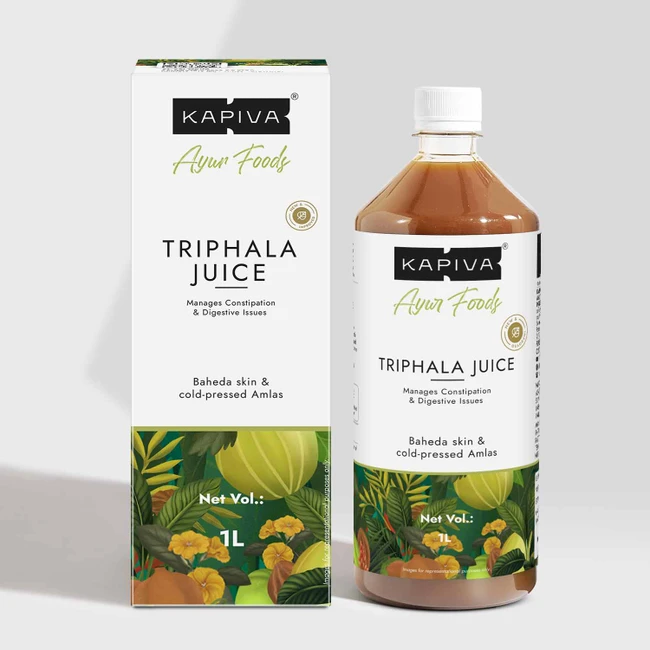 Kapiva Ayurveda Triphala Juice | 100% Ayurvedic Digestive Care | Natural Laxative for Gut Health-1