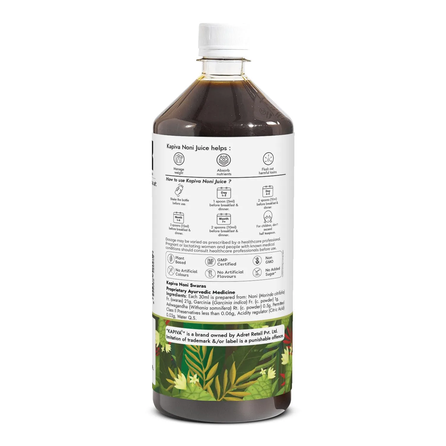 Kapiva Ayurveda Noni Juice | Herbal Wellness Drink | Immunity & Vitality Booster-3