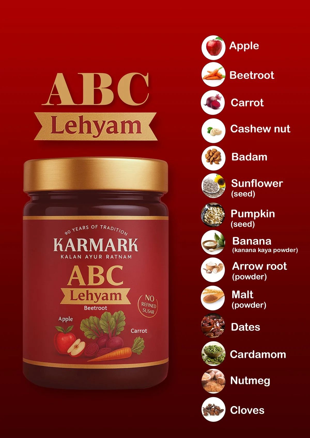 Karmark ABC LEHYAM | Apple, Beetroot & Carrot-4