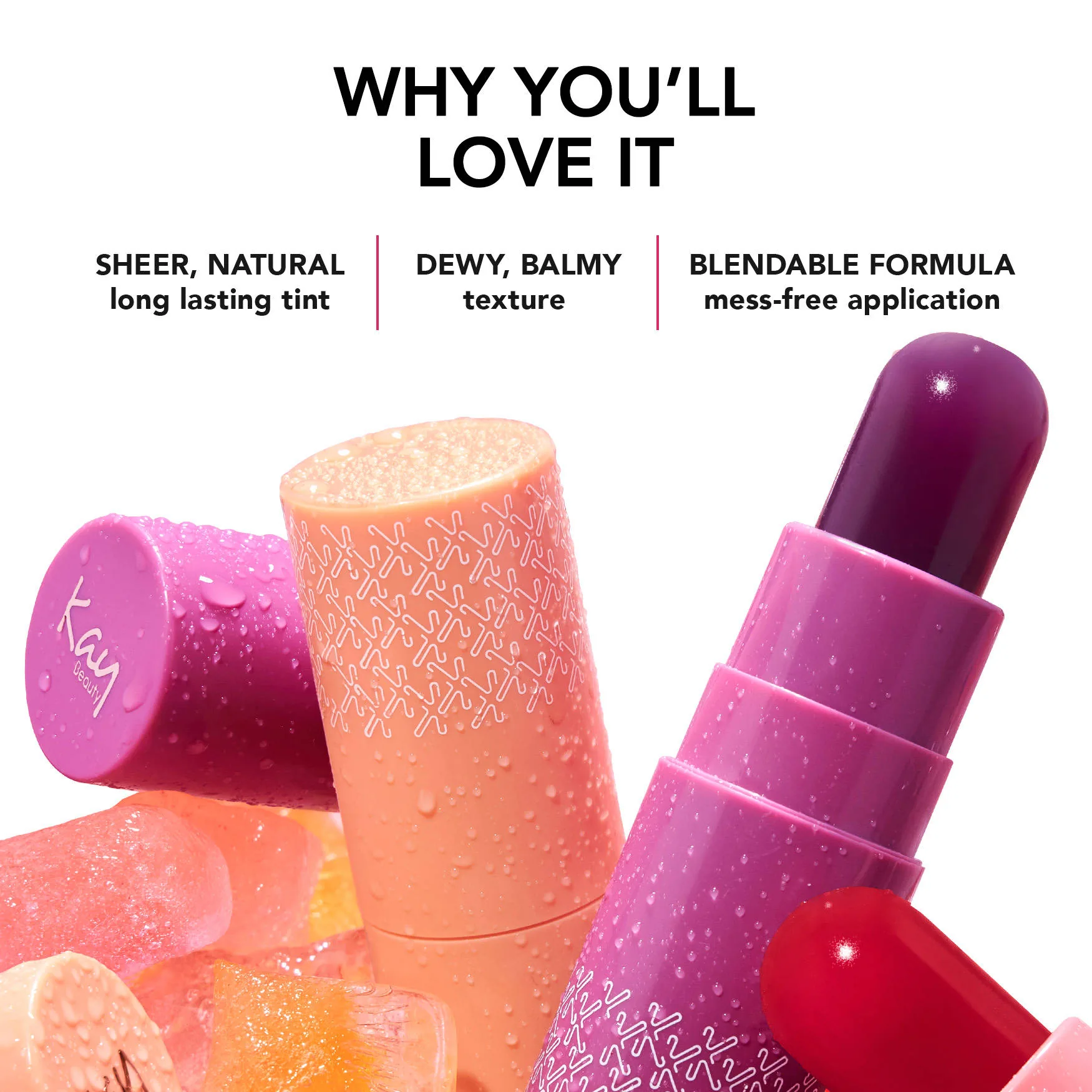 Kay Beauty Jelly Blush Wand | Lip & Cheek Tint | Dewy Buildable Formula-2