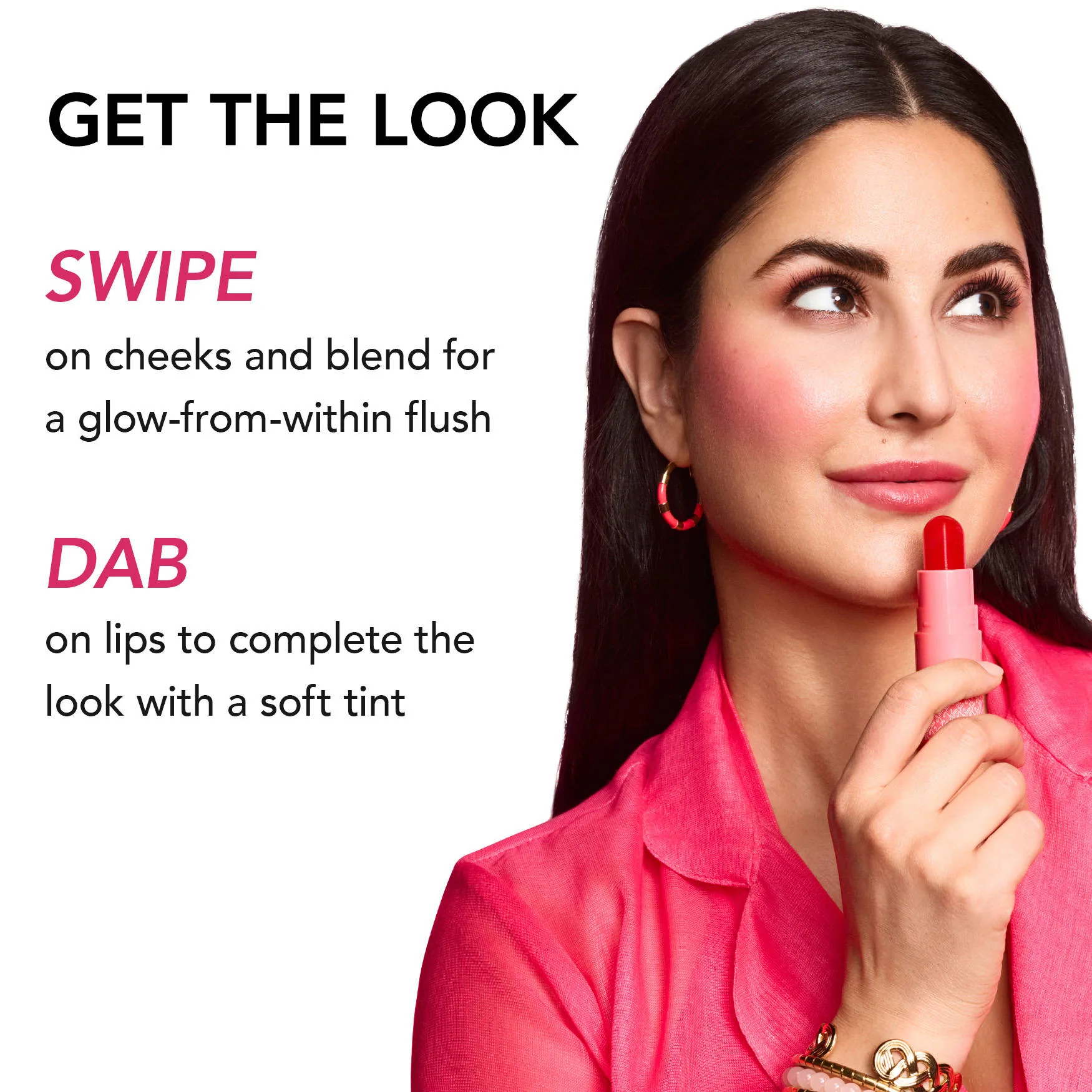 Kay Beauty Jelly Blush Wand | Lip & Cheek Tint | Dewy Buildable Formula-5