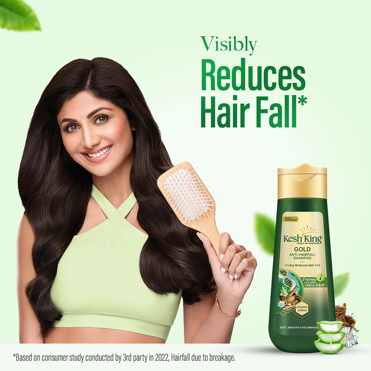 Kesh King Ayurvedic Gold Anti Hairfall Shampoo | Herbal Scalp Care | Hair Fall Control Formula-2