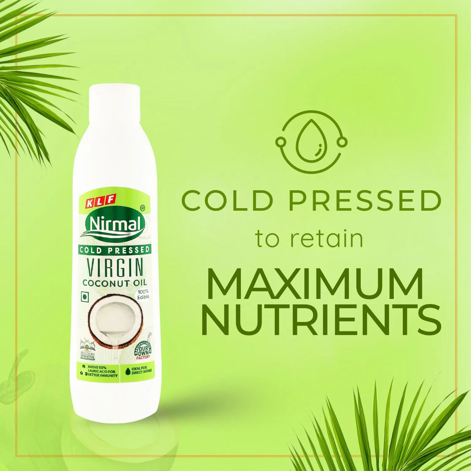 KLF Nirmal Cold Pressed Virgin Coconut Oil - 2
