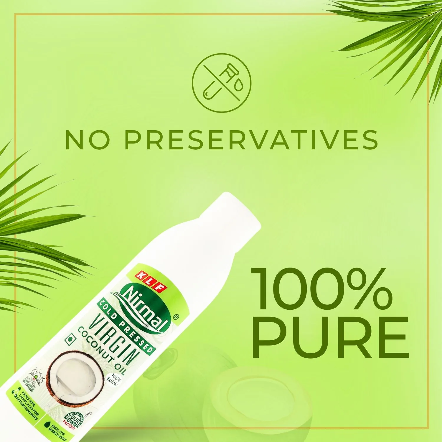 KLF Nirmal Cold Pressed Virgin Coconut Oil - 3