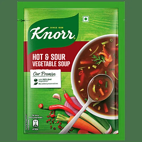 Knorr Chinese Hot & Sour Veg Soup Knorr Chinese Hot & Sour Veg Soup--41 gm
