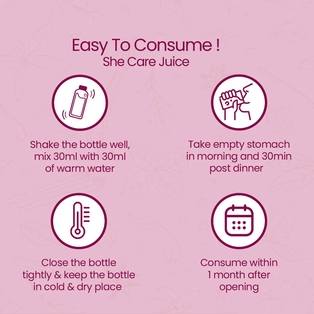 Krishna's Herbal & Ayurveda She Care Juice | Ayurvedic Women's Wellness Tonic | Hormonal Balance & Cycle Support-5