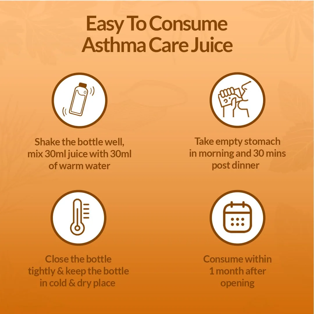 Krishna's Herbal & Ayurveda Asthma Care Juice | Respiratory Support & Lung Wellness Tonic-5
