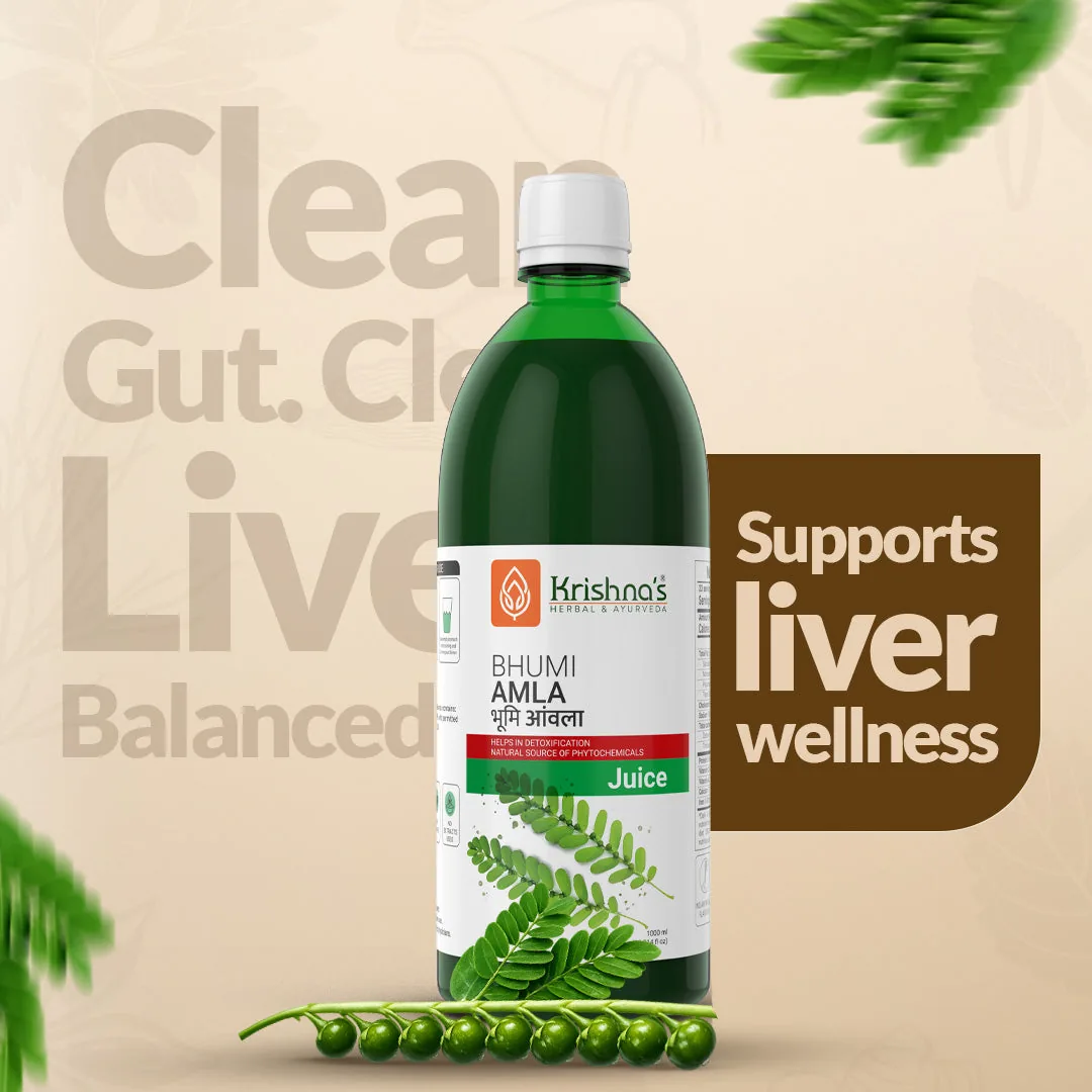 Krishna's Herbal & Ayurveda Bhumi Amla Swaras | Natural Liver Detoxifier & Digestive Support Juice-2