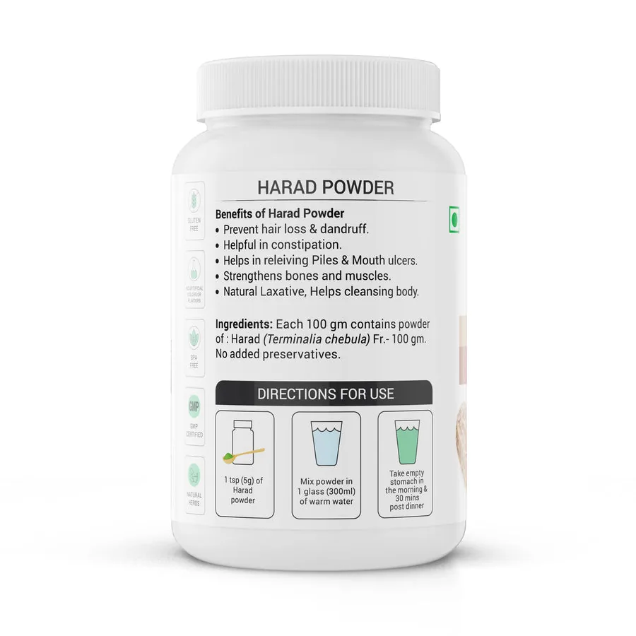 Krishna's Herbal & Ayurveda Harad Powder | Pure Terminalia Chebula Churna | Natural Digestive Support-8