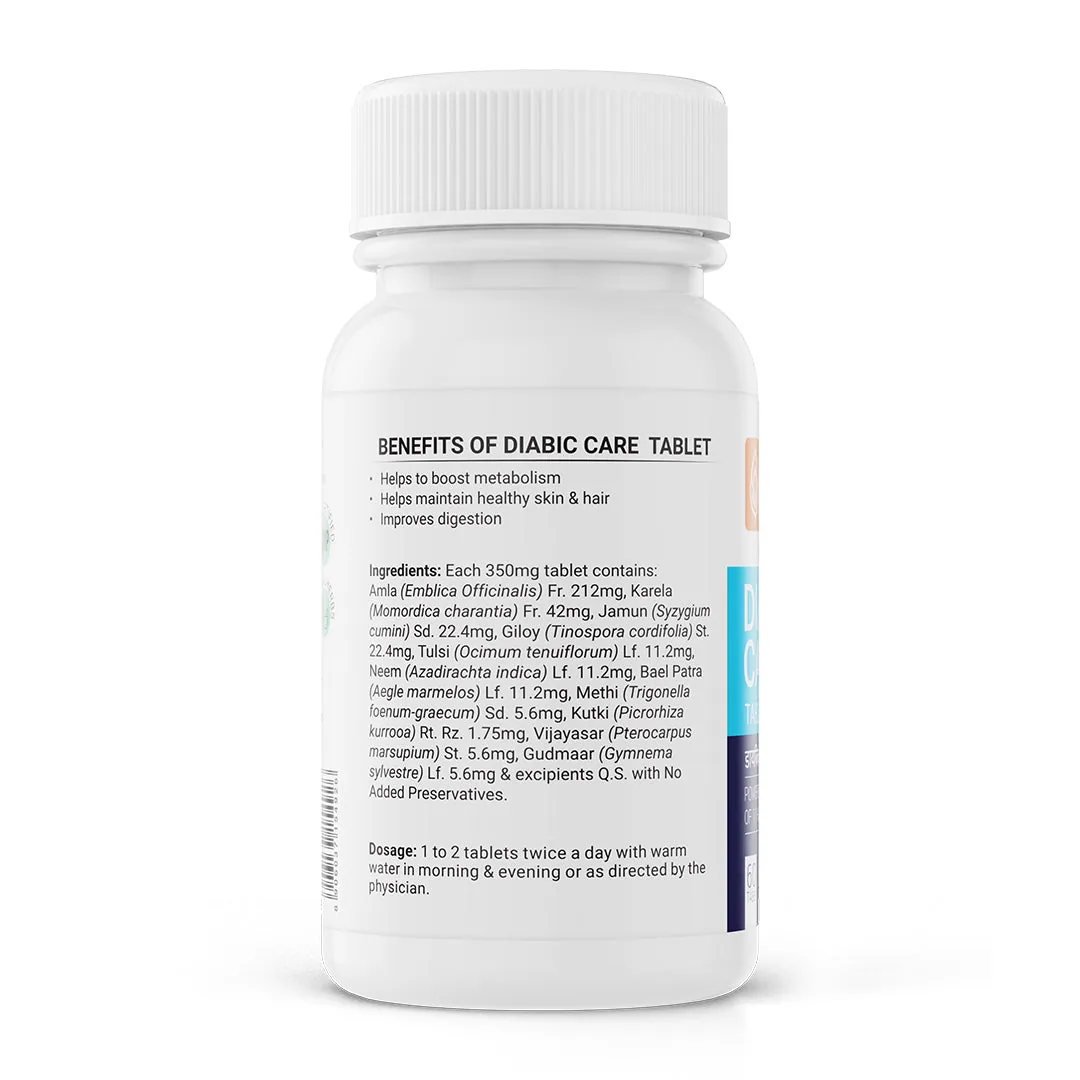 Krishna's Herbal & Ayurveda Diabic Care Tablets | Natural Blood Sugar Support | 11 Ayurvedic Herbs Blend-7