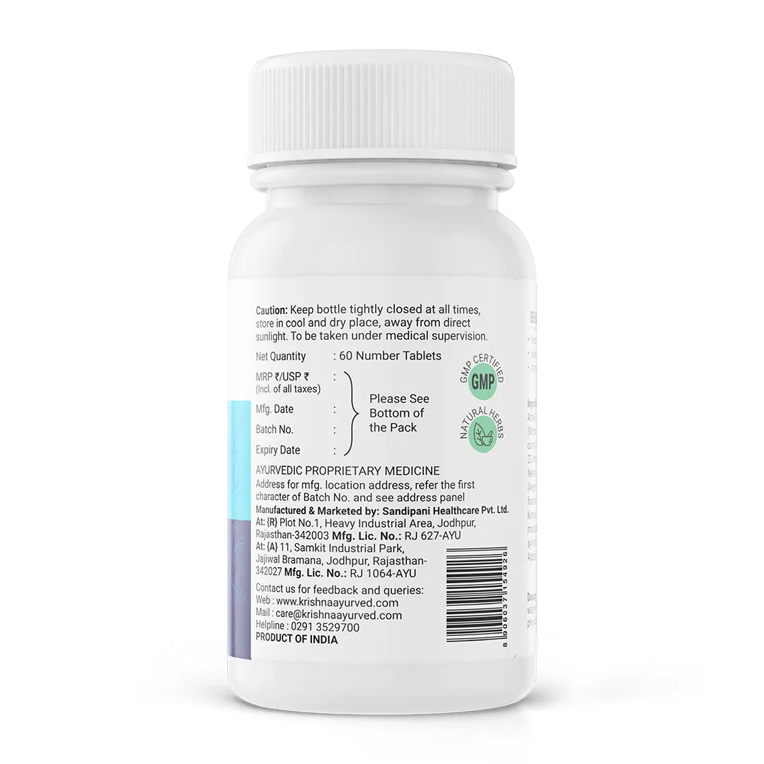 Krishna's Herbal & Ayurveda Diabic Care Tablets | Natural Blood Sugar Support | 11 Ayurvedic Herbs Blend-8