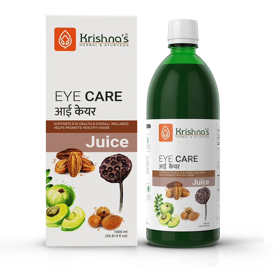 Krishna's Herbal & Ayurveda Eye Care Juice | Ayurvedic Vision Support | Herbal Blend for Screen Strain Relief-8