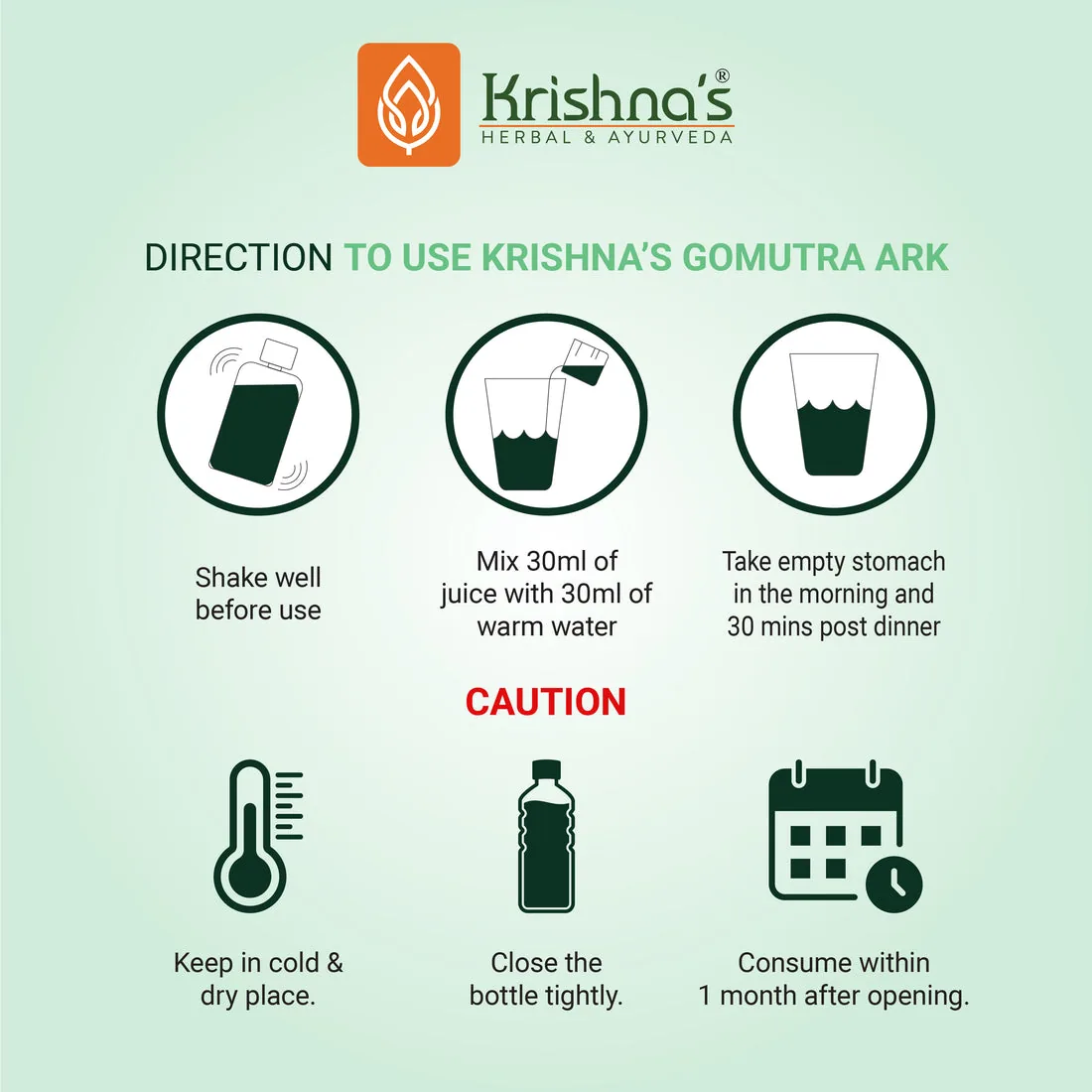 Krishna's Herbal & Ayurveda Gomutra Ark | Pure Tharparkar Cow Distillate | Natural Ayurvedic Detoxifier-5
