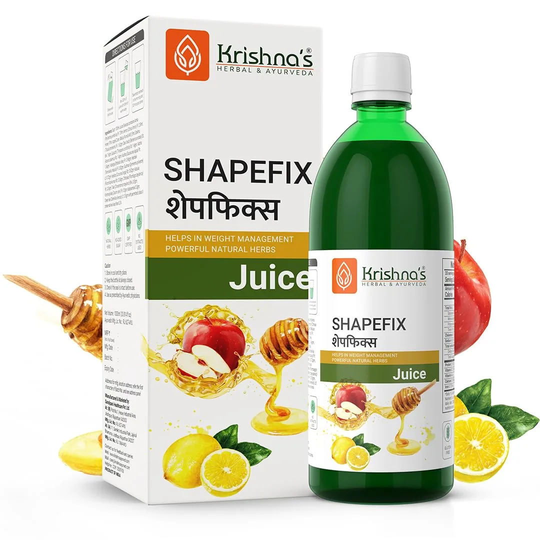 Krishnas Herbal Ayurveda Herbal Shapefix Juice With Natural Herbs