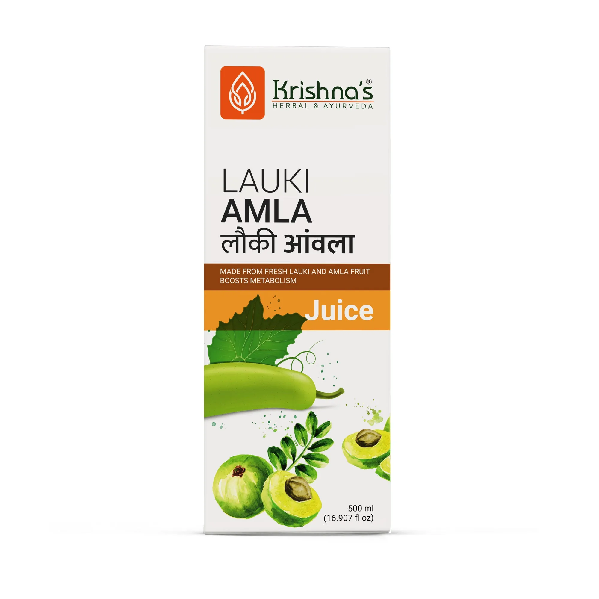 Krishna's Herbal & Ayurveda Lauki Amla Juice | Ayurvedic Digestive Tonic | Natural Detox & Immunity Support-8