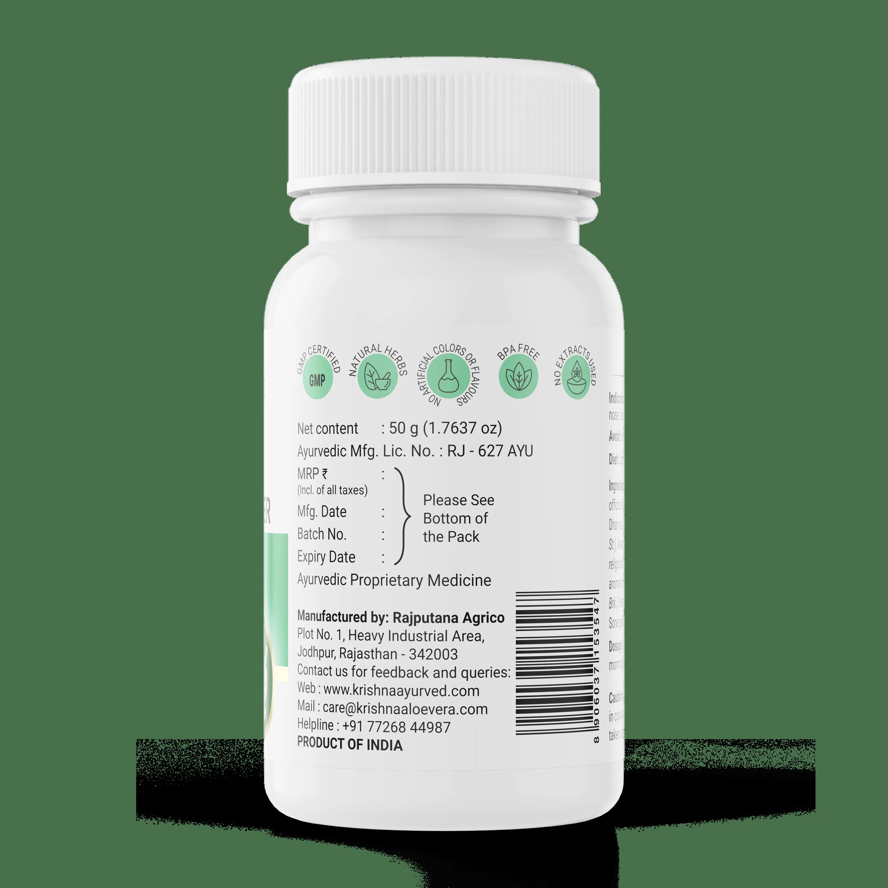 Krishna'S Herbal & Ayurveda Najlant Powder | Traditional Ayurvedic Wellness Support-2