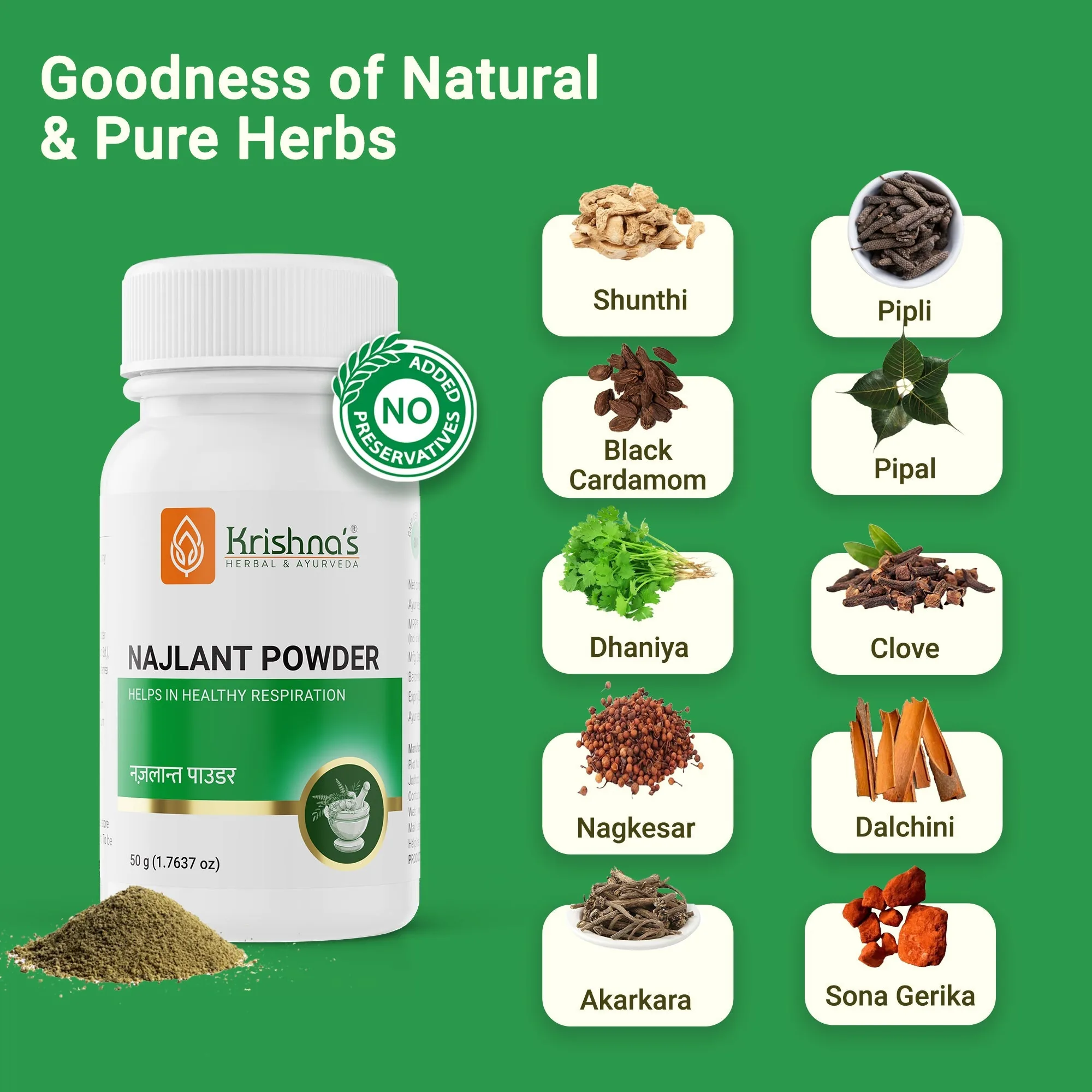 Krishna'S Herbal & Ayurveda Najlant Powder | Traditional Ayurvedic Wellness Support-5