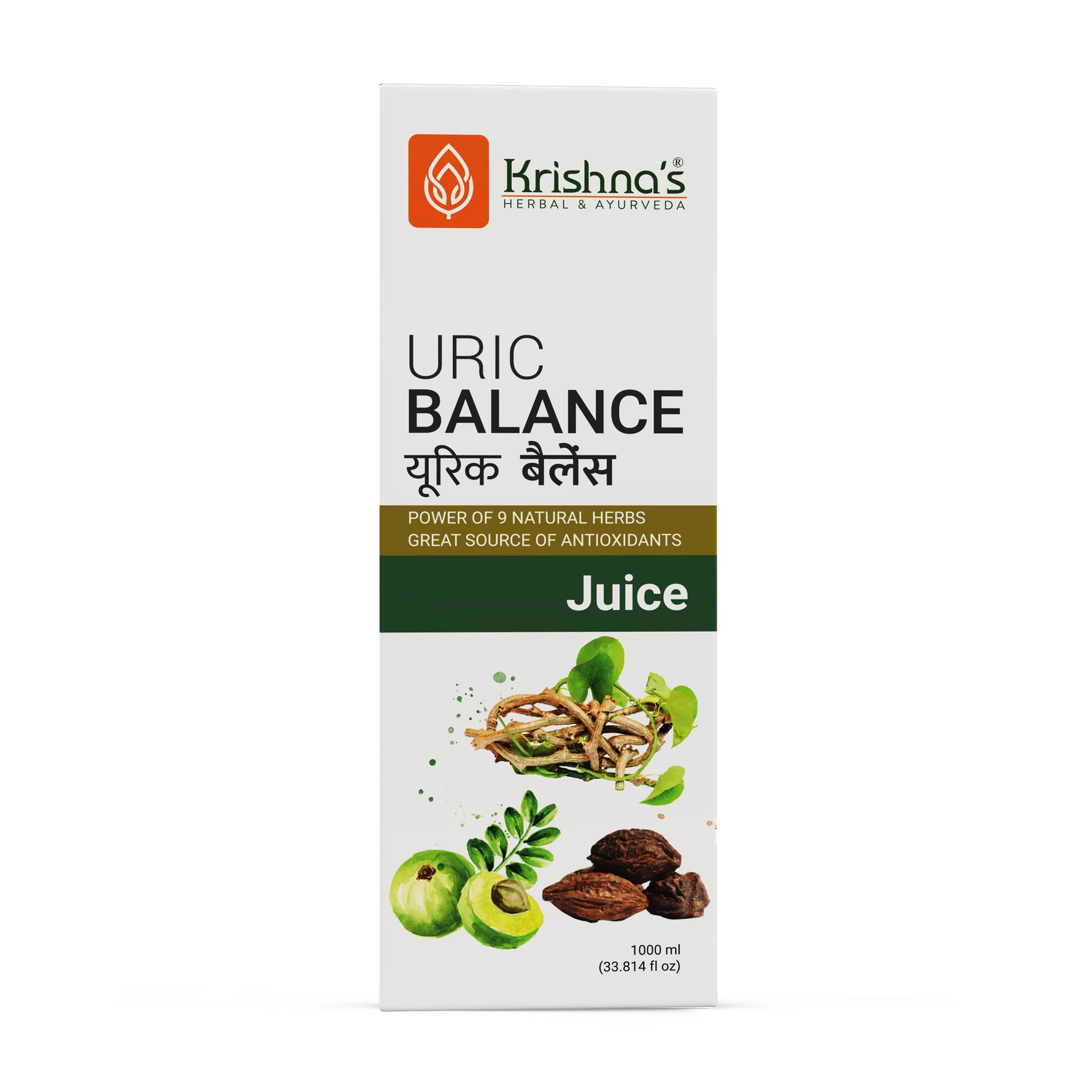 Krishna'S Herbal & Ayurveda Uric Balance Juice | Ayurvedic Wellness Drink | Traditional Herbal Blend-3