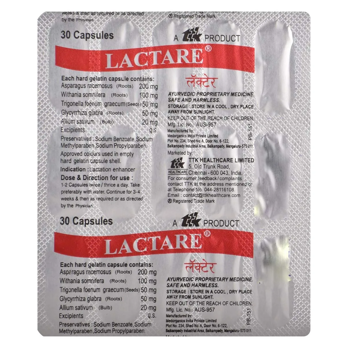 Lactare Capsules | Lactation Support Supplement | Natural Herbal Blend-3