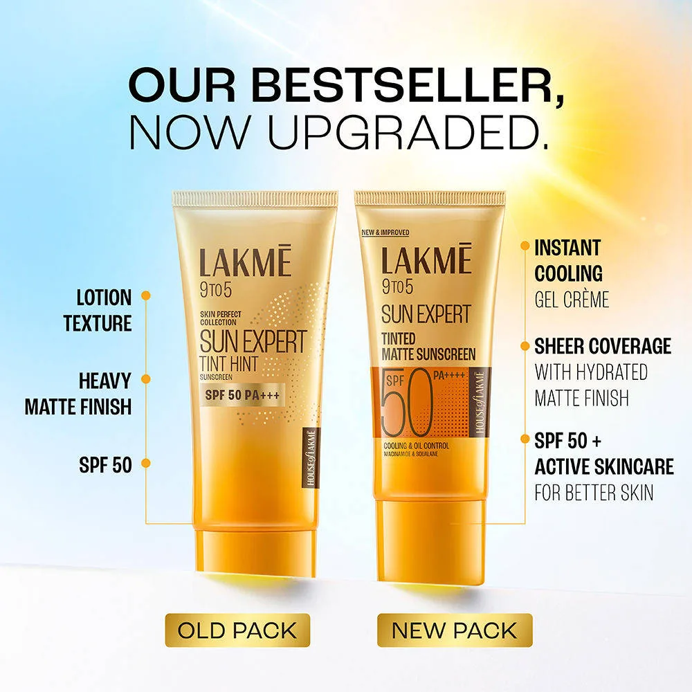 Lakme Sun Expert Tinted Sunscreen 50SPF | Tinted Matte Sunscreen | Natural Finish Sun Protection-2