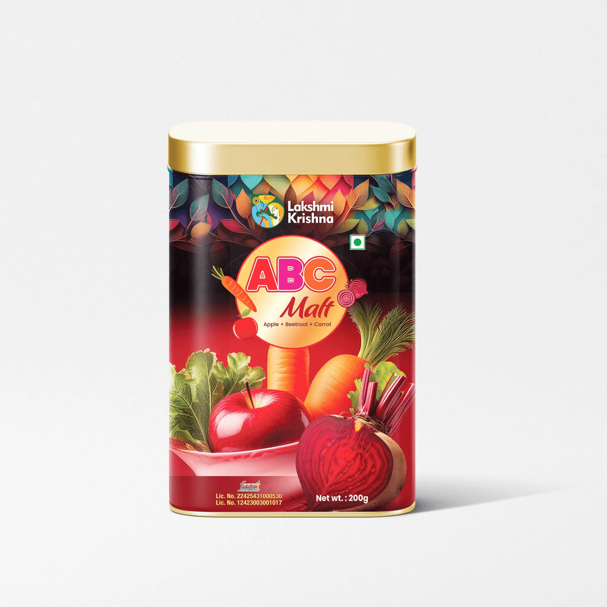 Lakshmi Krishna Naturals ABC Malt Powder | Nutrient-Rich Daily Health Drink | Natural Energy & Skin Glow Booster 200 gm