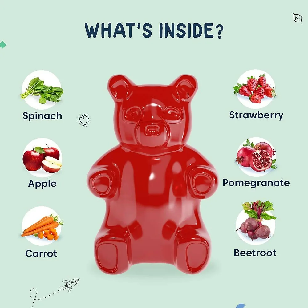 Little Joys Multivitamin Gummies for Kids | Daily Nutrition Supplement | No Added Sugar Strawberry Gummies-1
