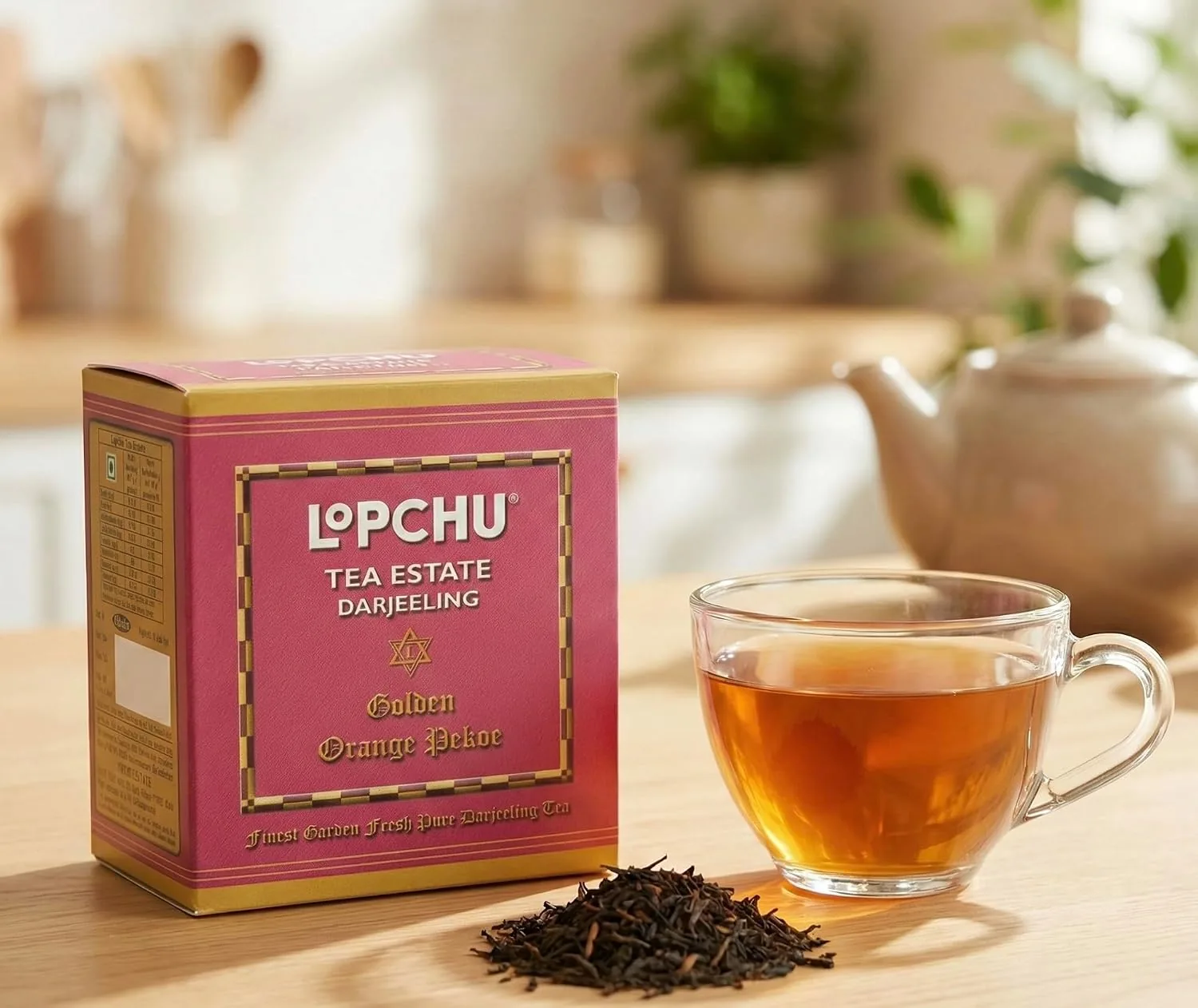 Lopchu Tea Estate Darjeeling Golden Orange Pekoe | Darjeeling Black Tea | Smoky and Earthy Chinary Tea-3